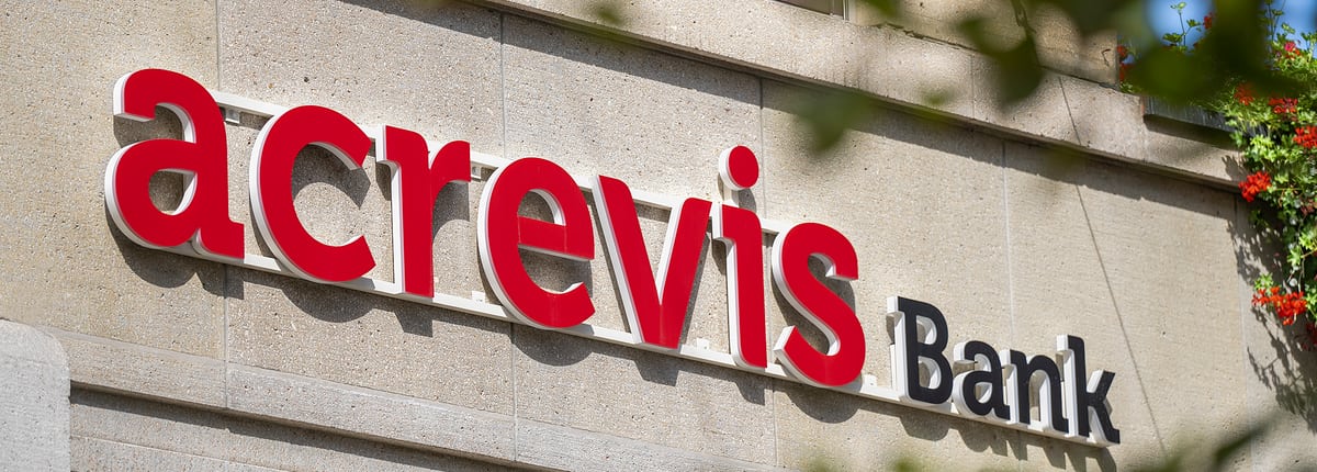 Acrevis Stgallen Logo Beschriftung